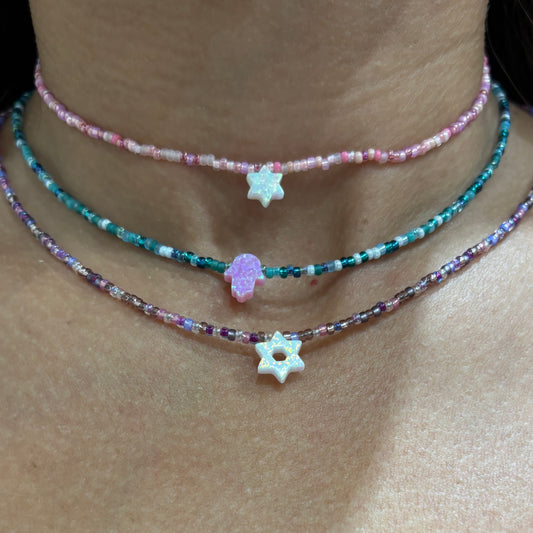 Hamsah Beaded Necklace