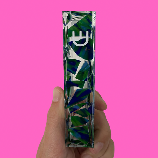 Chuppah Glass Mezuzah