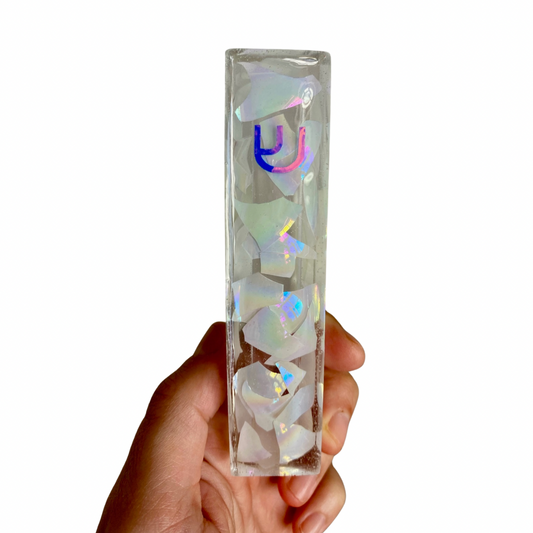 Chuppah Glass Mezuzah